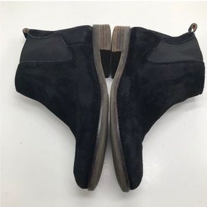 Lucky Brand Women's Noahh Chelsea Black Suede Boot